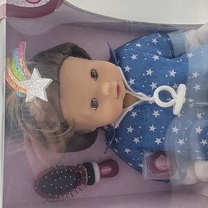 Gotz: Maxy Muffin: My Star - 16.5" Doll, Blue & White Star Denim Outfit Toy New!